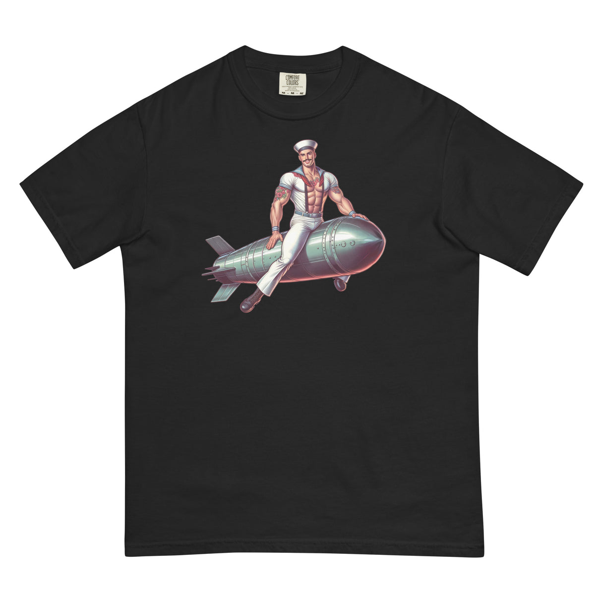 Torpedo Away (Boxy Tee)-Boxy T-Shirt-Swish Embassy