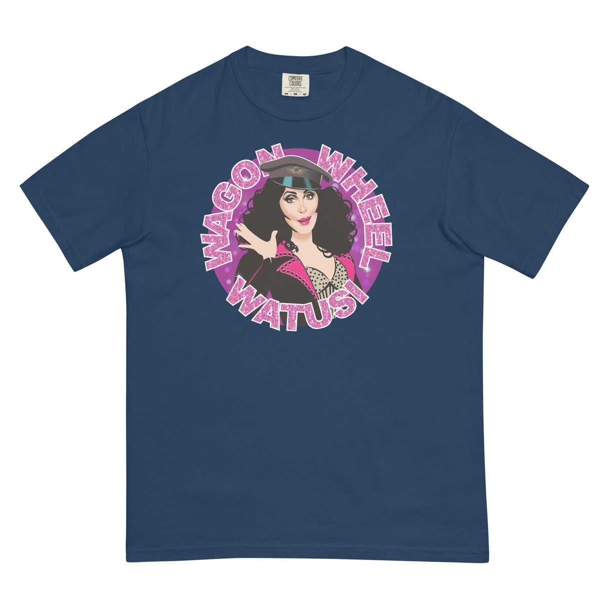 Wagon Wheel Watusi (Boxy Tee)-Boxy T-Shirt-Swish Embassy