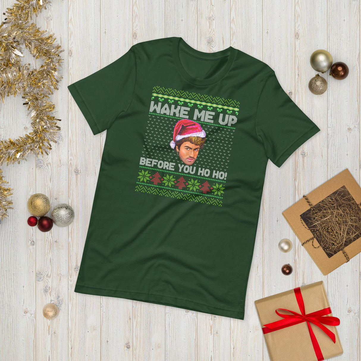 Wake Me Up (Ugly Christmas)-Christmas T-Shirts-Swish Embassy