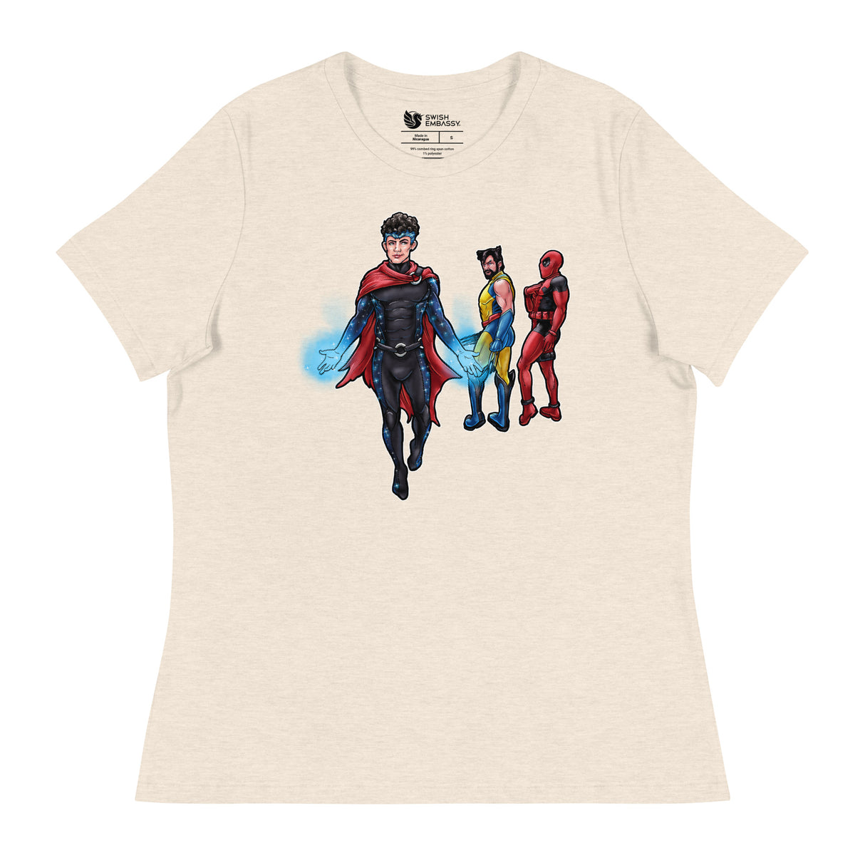 Wanda-ring Eye (Women's Relaxed T-Shirt)-Women's T-Shirts-Swish Embassy