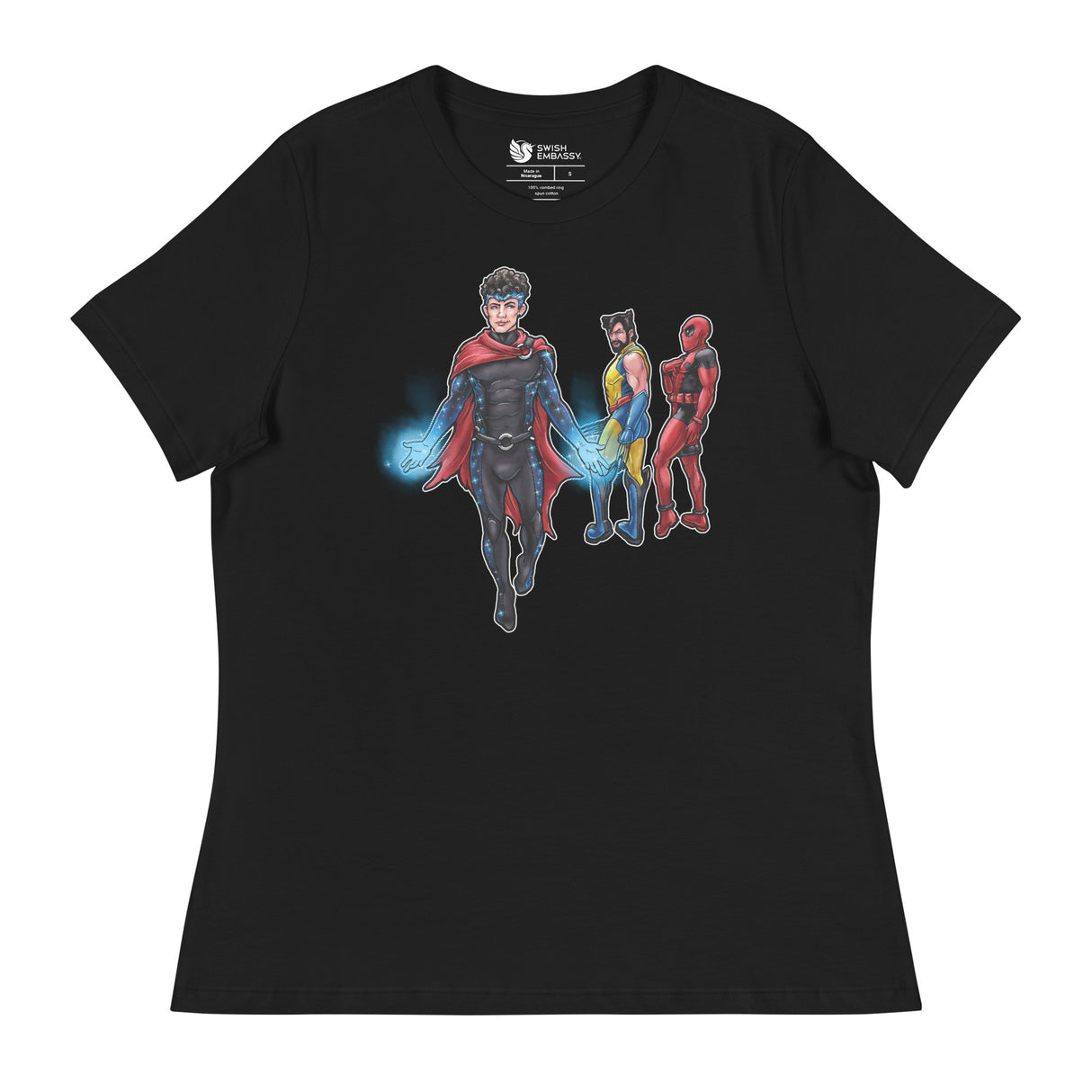 Wanda-ring Eye (Women's Relaxed T-Shirt)-Women's T-Shirts-Swish Embassy