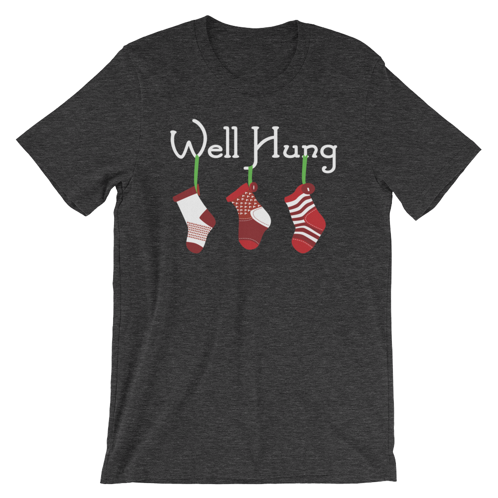 Well Hung Stockings-Christmas T-Shirts-Swish Embassy