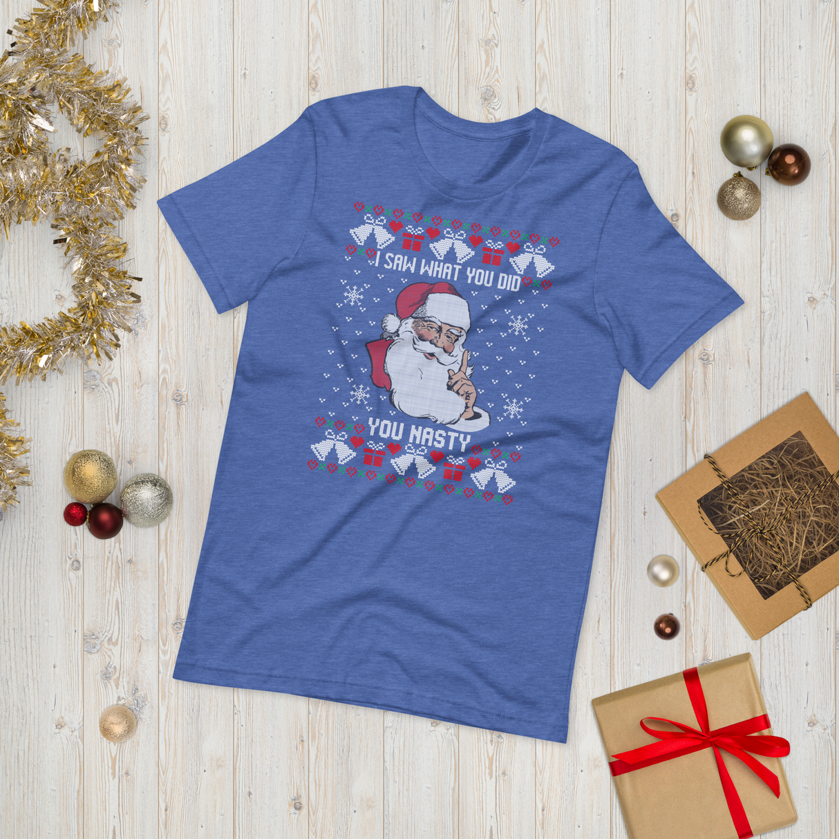 You Nasty (Ugly Christmas)-T-Shirts-Swish Embassy
