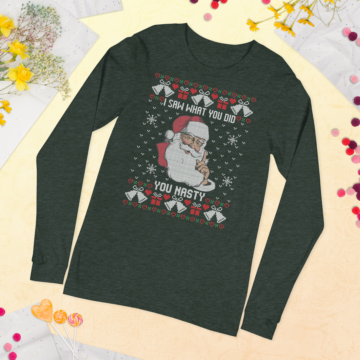 You Nasty (Ugly Christmas)-T-Shirts-Swish Embassy
