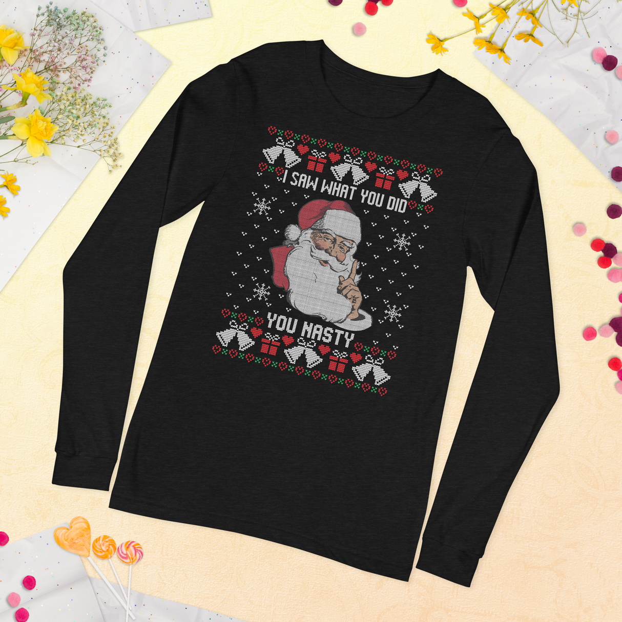 You Nasty (Ugly Christmas)-T-Shirts-Swish Embassy
