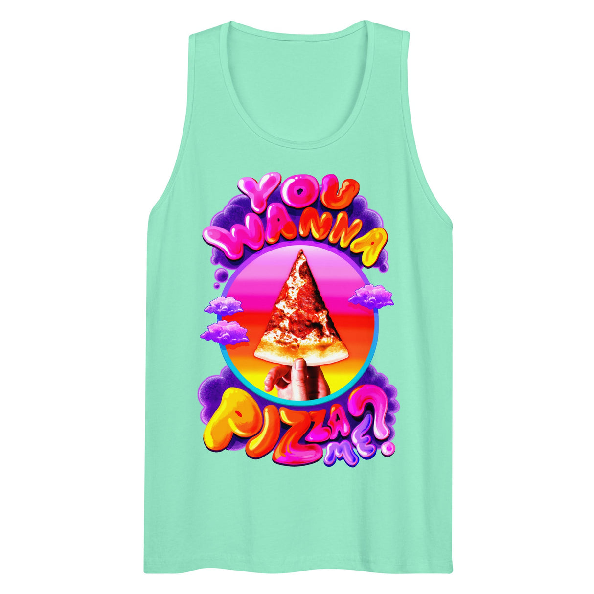 You Wanna Pizza Me? (Tank Top)-Tank Top-Swish Embassy
