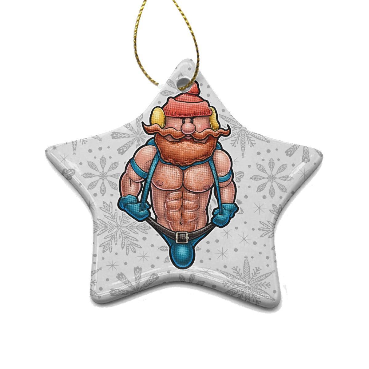 Yukon Goldrush (Ceramic Holiday Keepsake)-Ceramic Holiday Keepsake-Swish Embassy