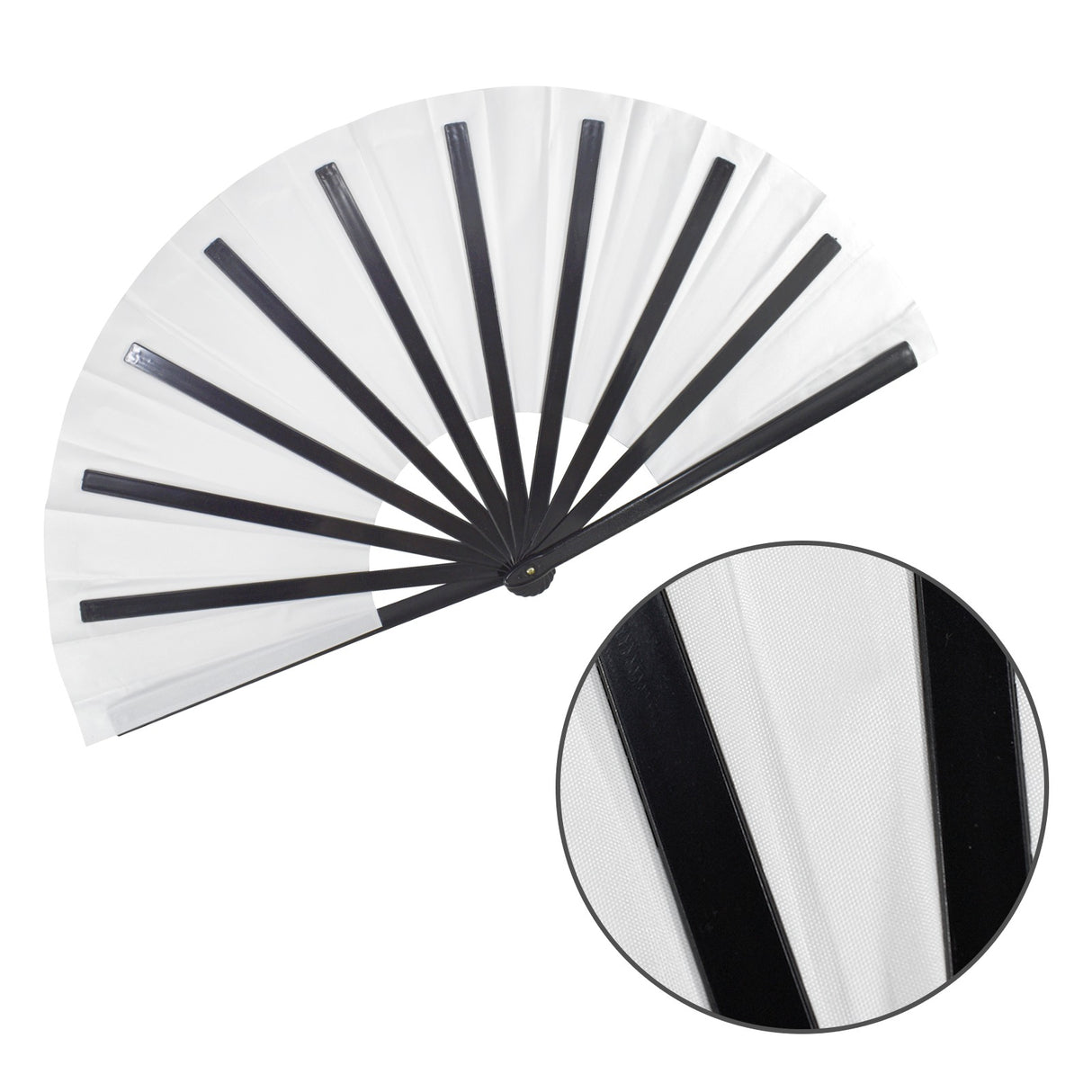 Gingham? I Barely Know ’Em! (Folding Clack Fan)