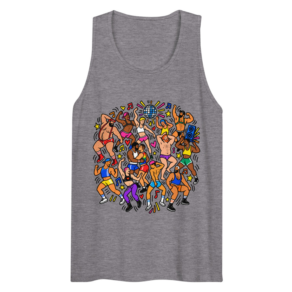 Can't Stop Won't Stop (Tank Top) - Athletic Heather