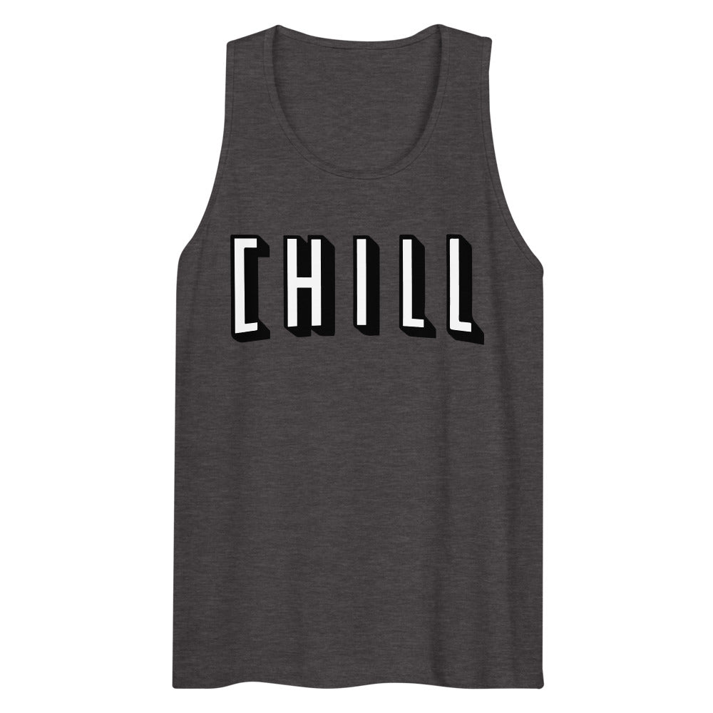 Netflix and Chill (Tank Top) - Charcoal Heather