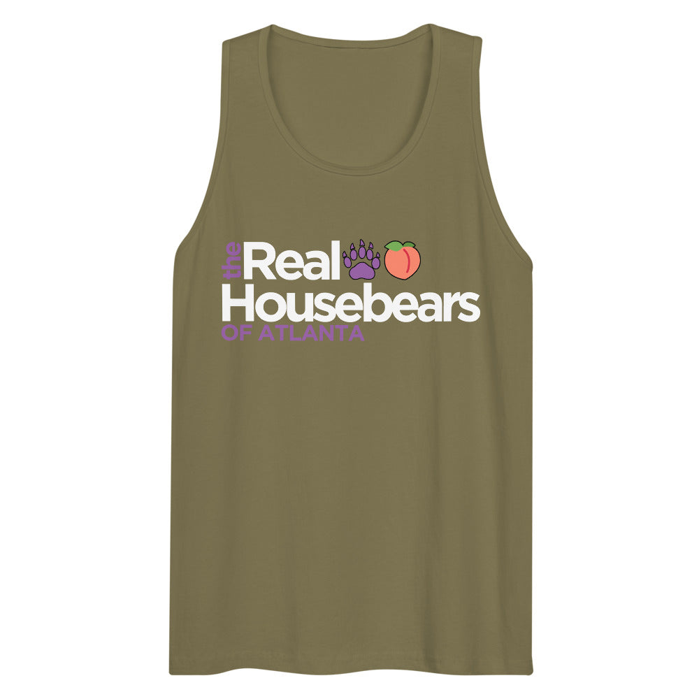 Real Housebears (Tank Top) - Military Green