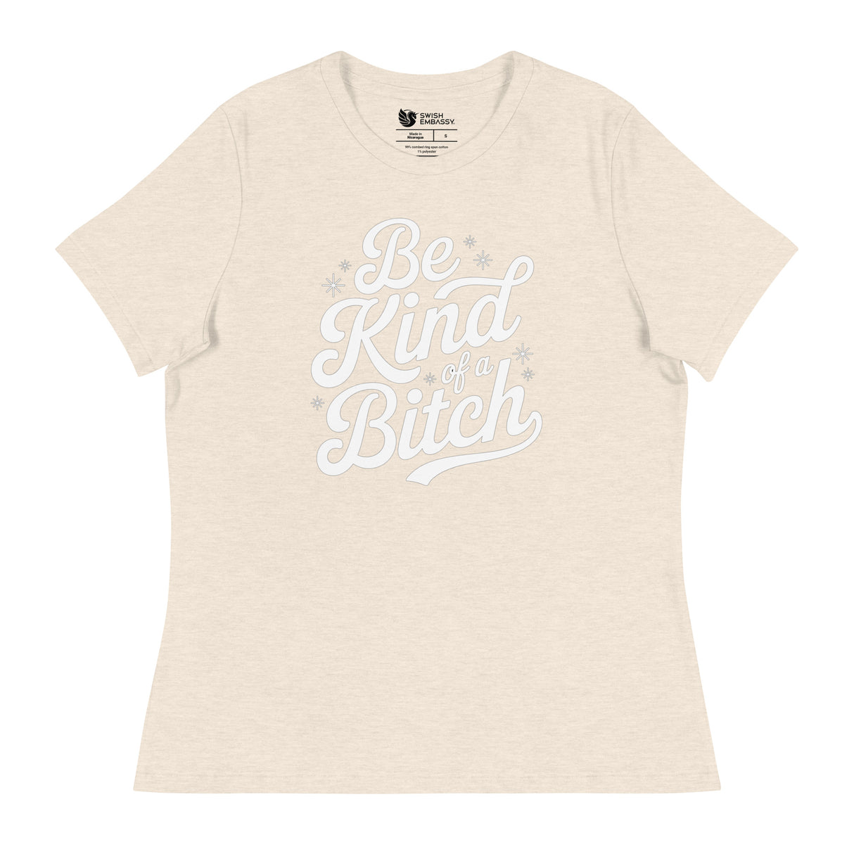 Be Kind of a B*tch (Women's Relaxed T-Shirt)-Women's T-Shirts-Swish Embassy