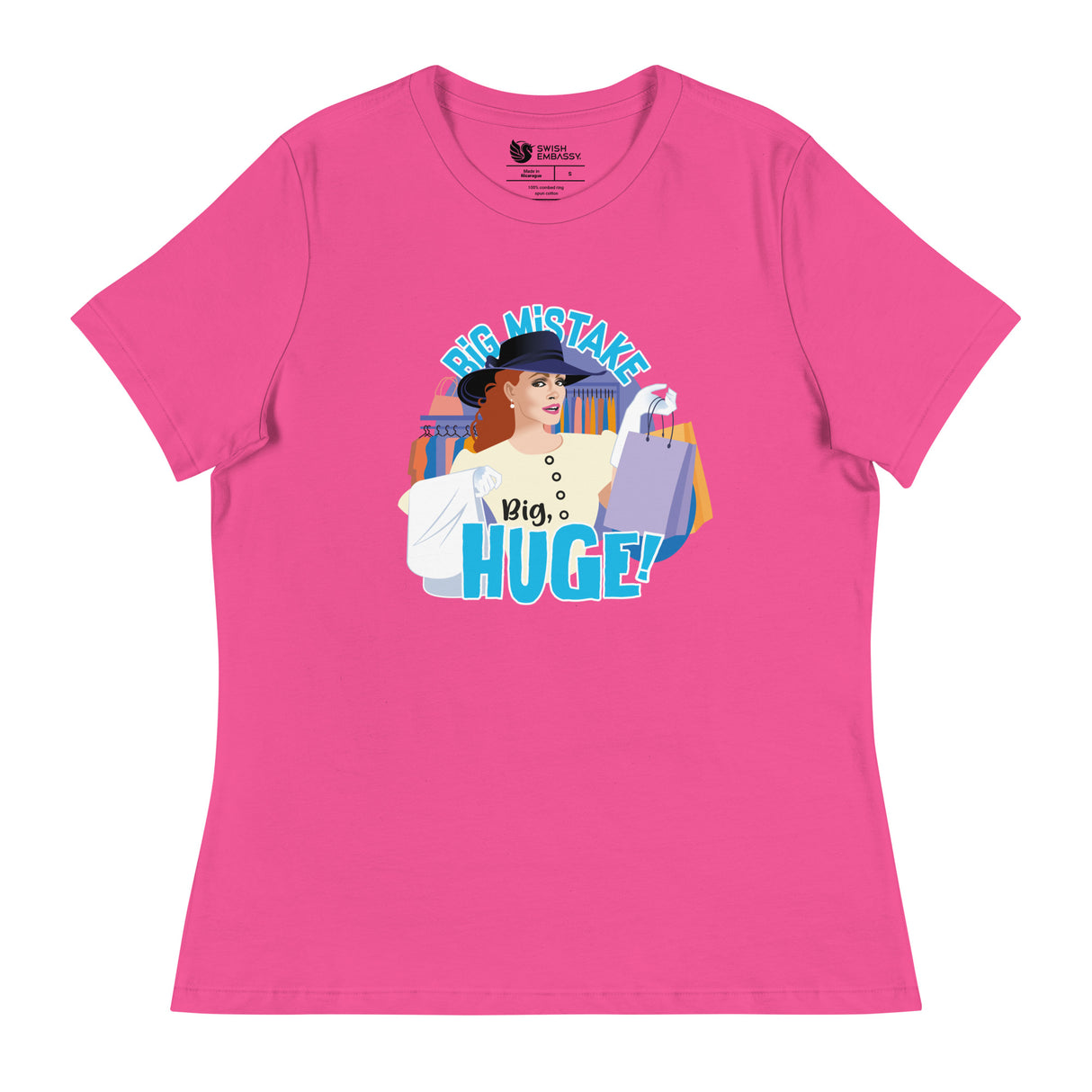 Big Mistake (Women's Relaxed T-Shirt)-Women's T-Shirts-Swish Embassy