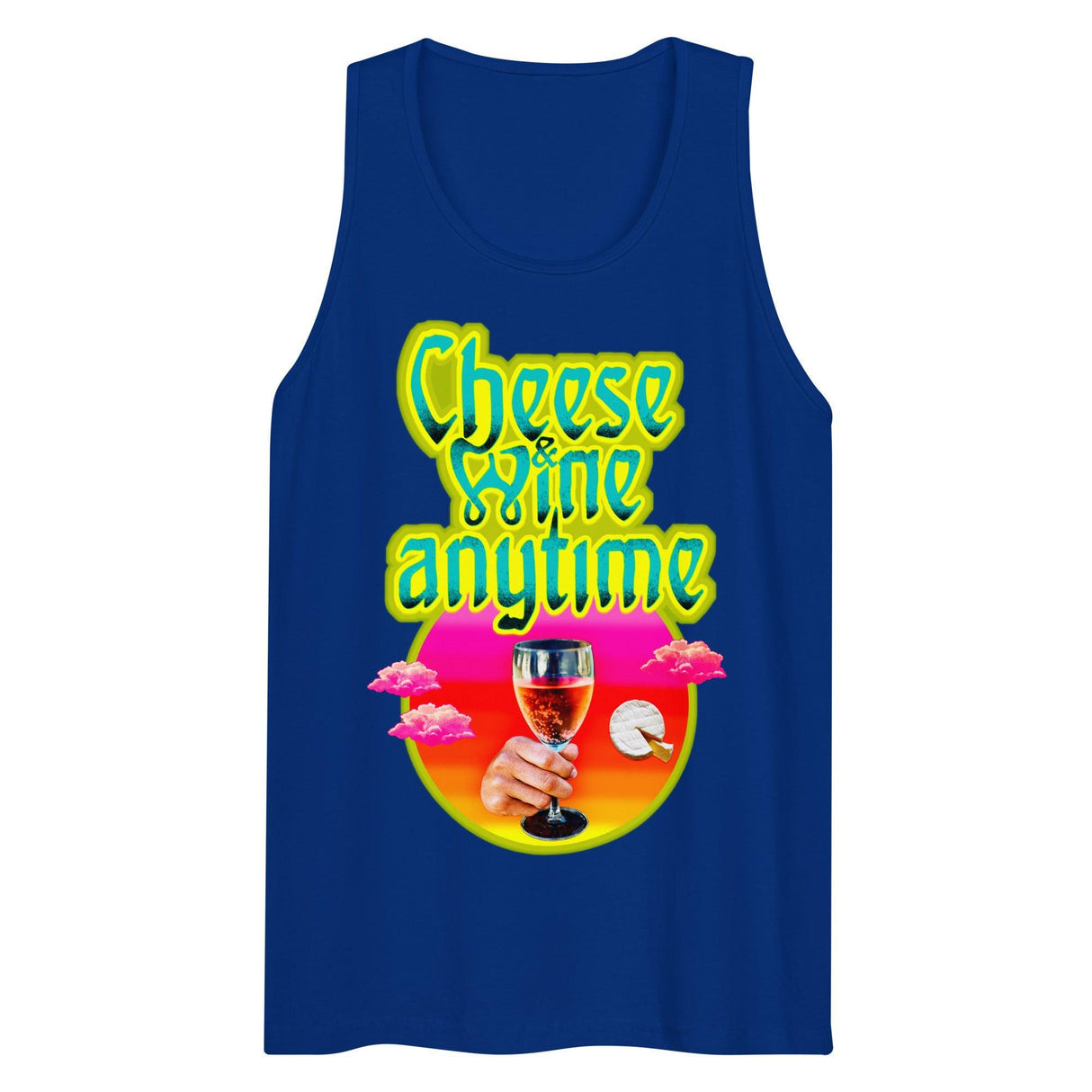 Cheese and Wine (Tank Top)-Tank Top-Swish Embassy