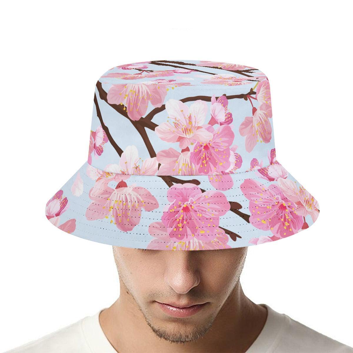 Cherry Blossom (Allover Bucket Hat)-Allover Bucket Hat-Swish Embassy