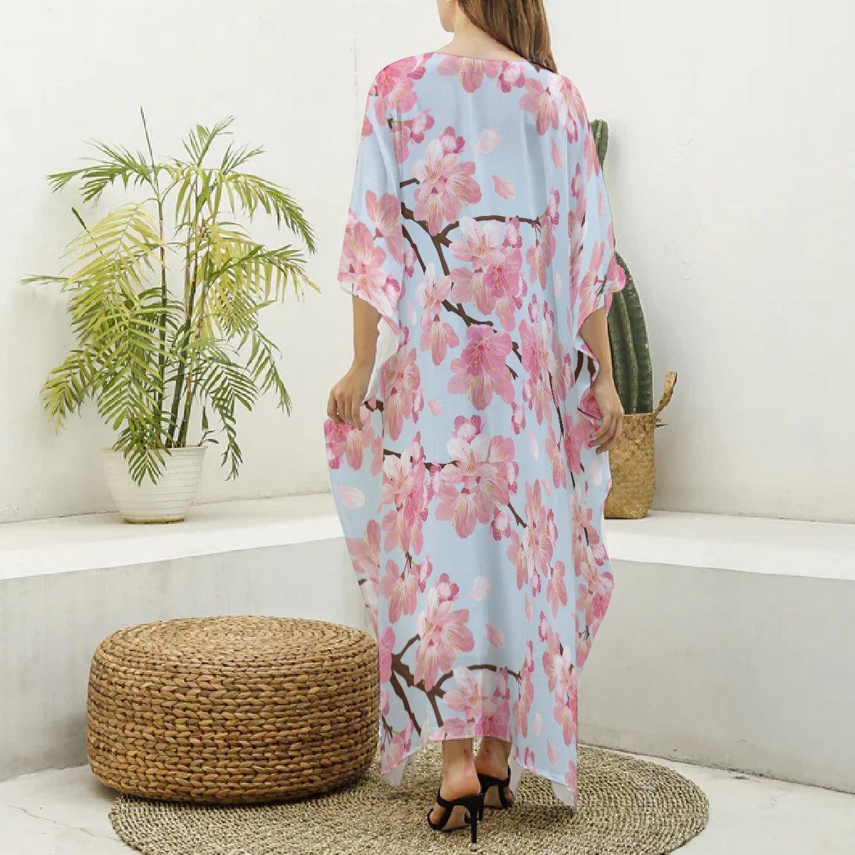 Cherry Blossom (Kaftan)-Kaftan-Swish Embassy
