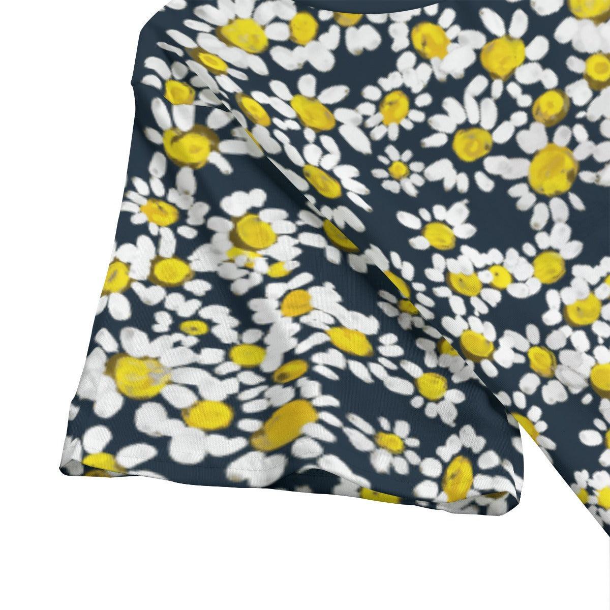 Daisies (Allover T-Shirt)-Allover T-Shirt-Swish Embassy