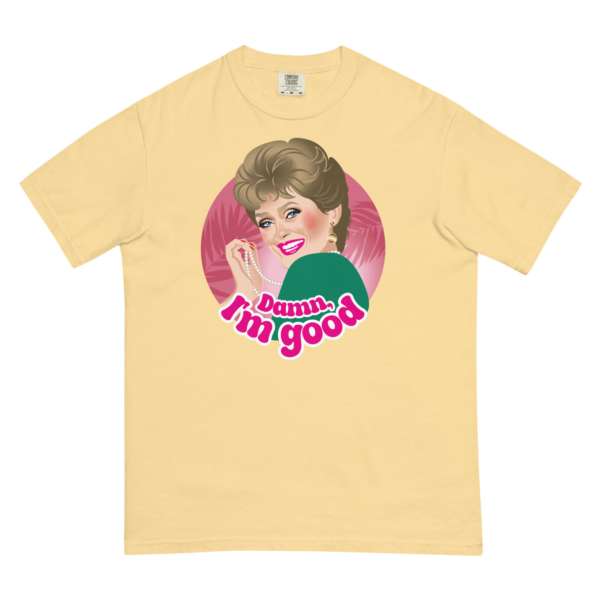 Damn I'M Good (Boxy Tee)-Boxy T-Shirt-Swish Embassy