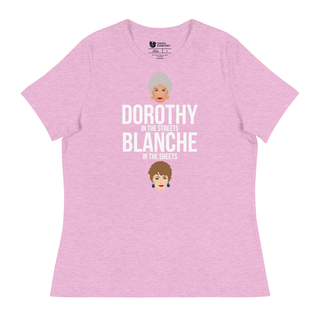 Dorothy in the Streets, Blanche in the Sheets (Women's Relaxed T-Shirt)-Women's T-Shirts-Swish Embassy