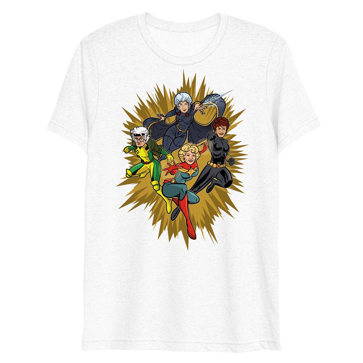 Fantastic Four (Triblend)-Triblend T-Shirt-Swish Embassy