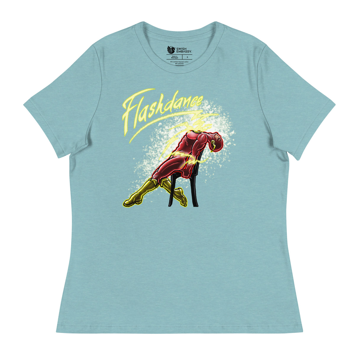 Flashdance (Women's Relaxed T-Shirt)-Women's T-Shirts-Swish Embassy