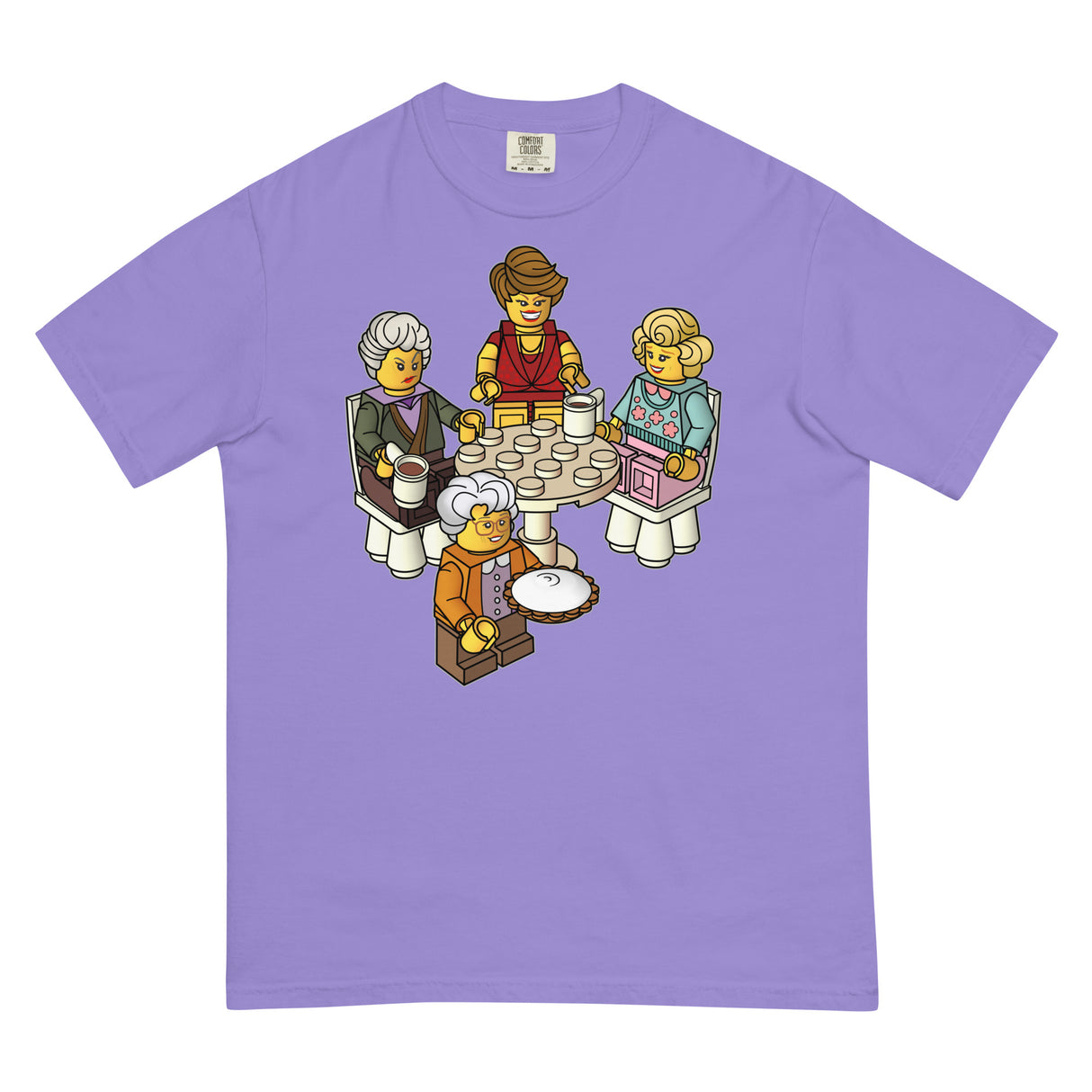 Golden Girls Blocks (Boxy Tee)-Boxy T-Shirt-Swish Embassy