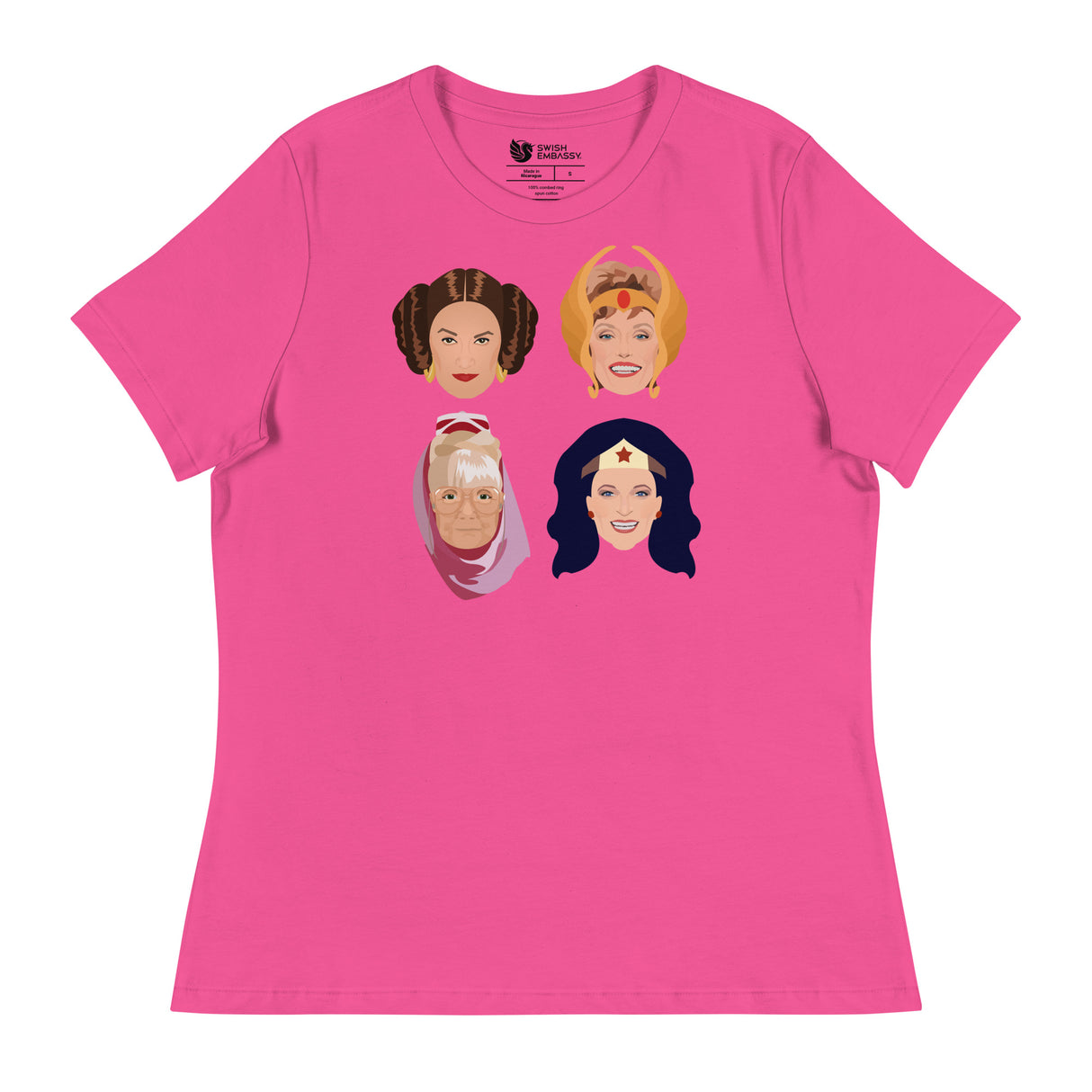 Golden League (Women's Relaxed T-Shirt)-Women's T-Shirts-Swish Embassy