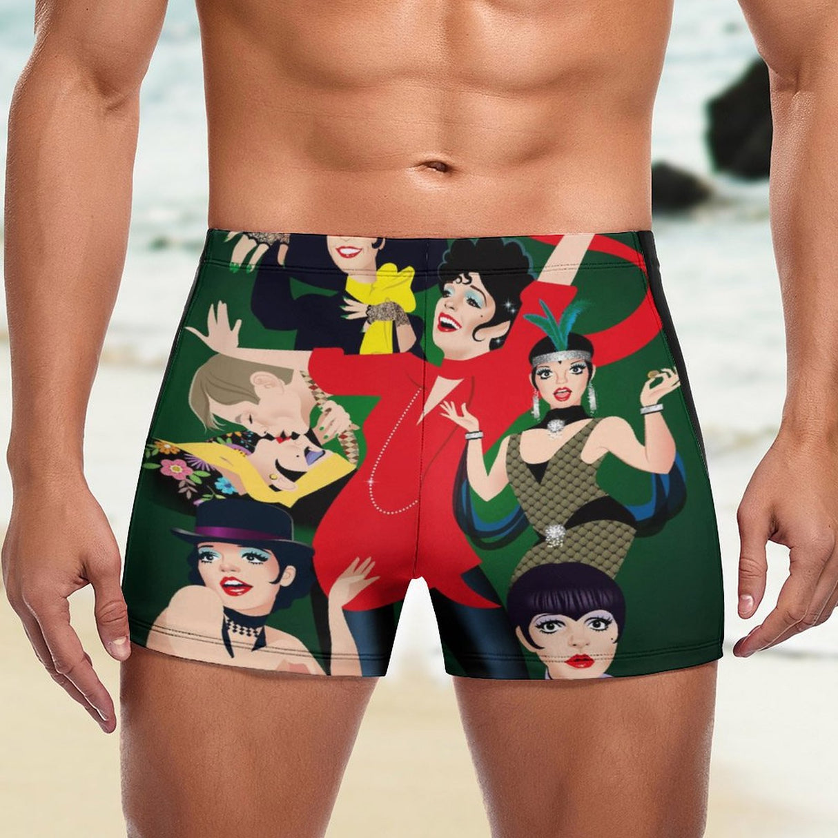 Halston Hangover (Square Cut Trunks)-Square Cut Trunks-Swish Embassy