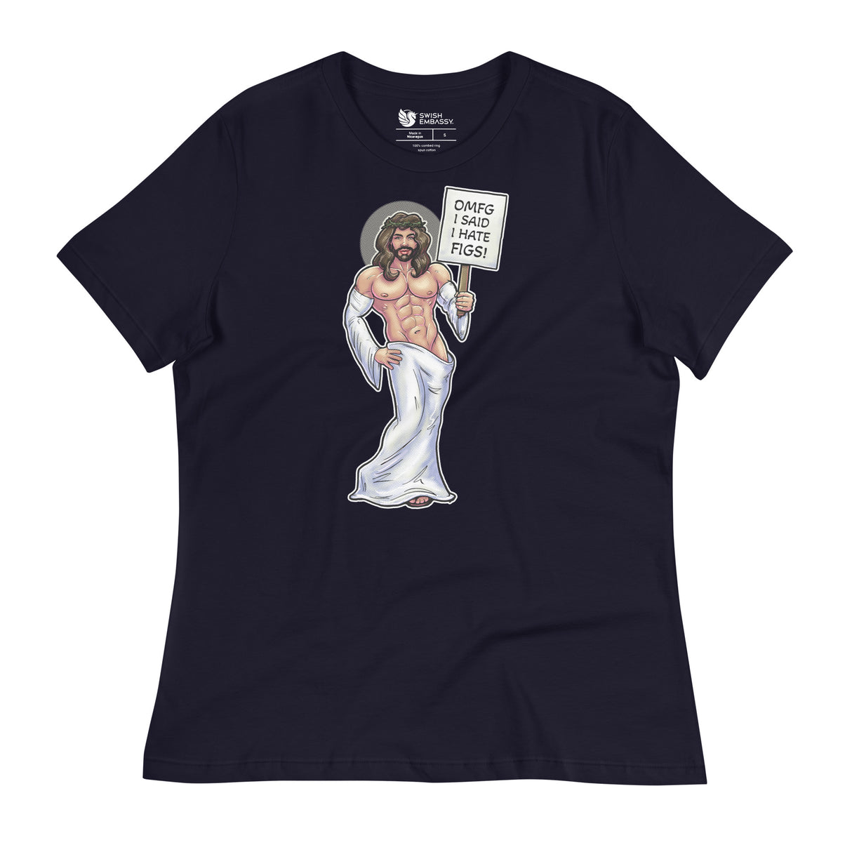 Hates Figs (Women's Relaxed T-Shirt)-Women's T-Shirts-Swish Embassy