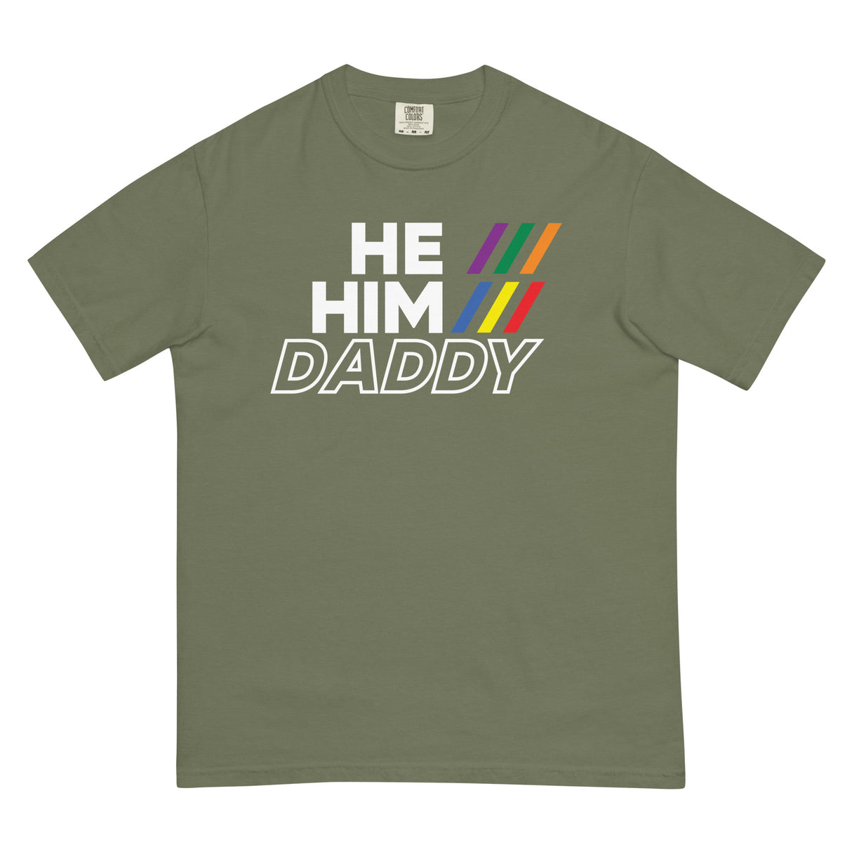 He/Him/Daddy (Boxy Tee)-Boxy T-Shirt-Swish Embassy