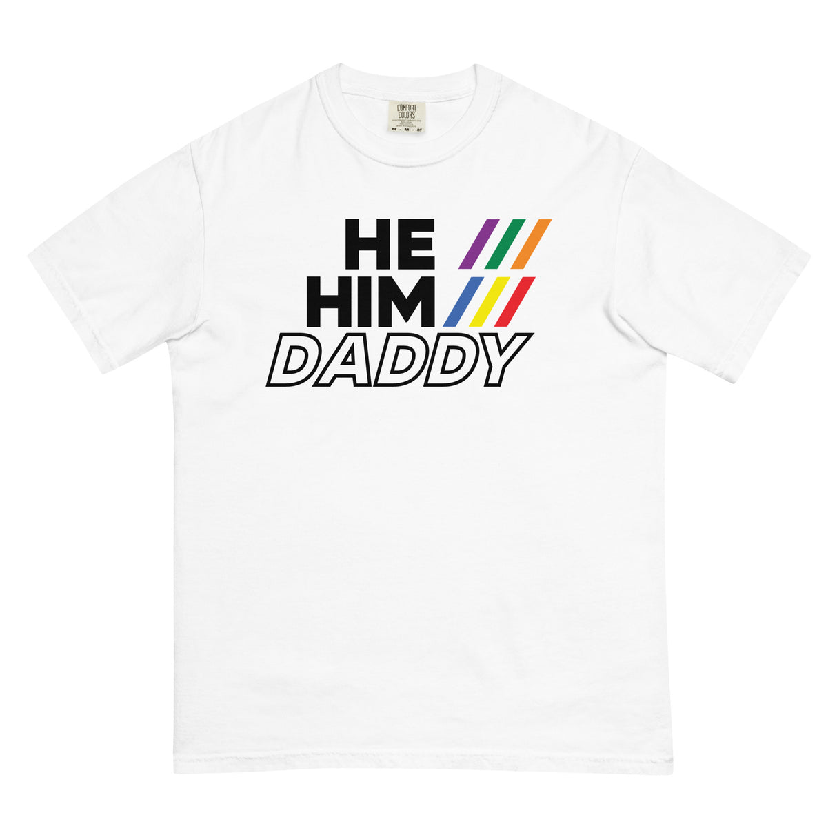 He/Him/Daddy (Boxy Tee)-Boxy T-Shirt-Swish Embassy