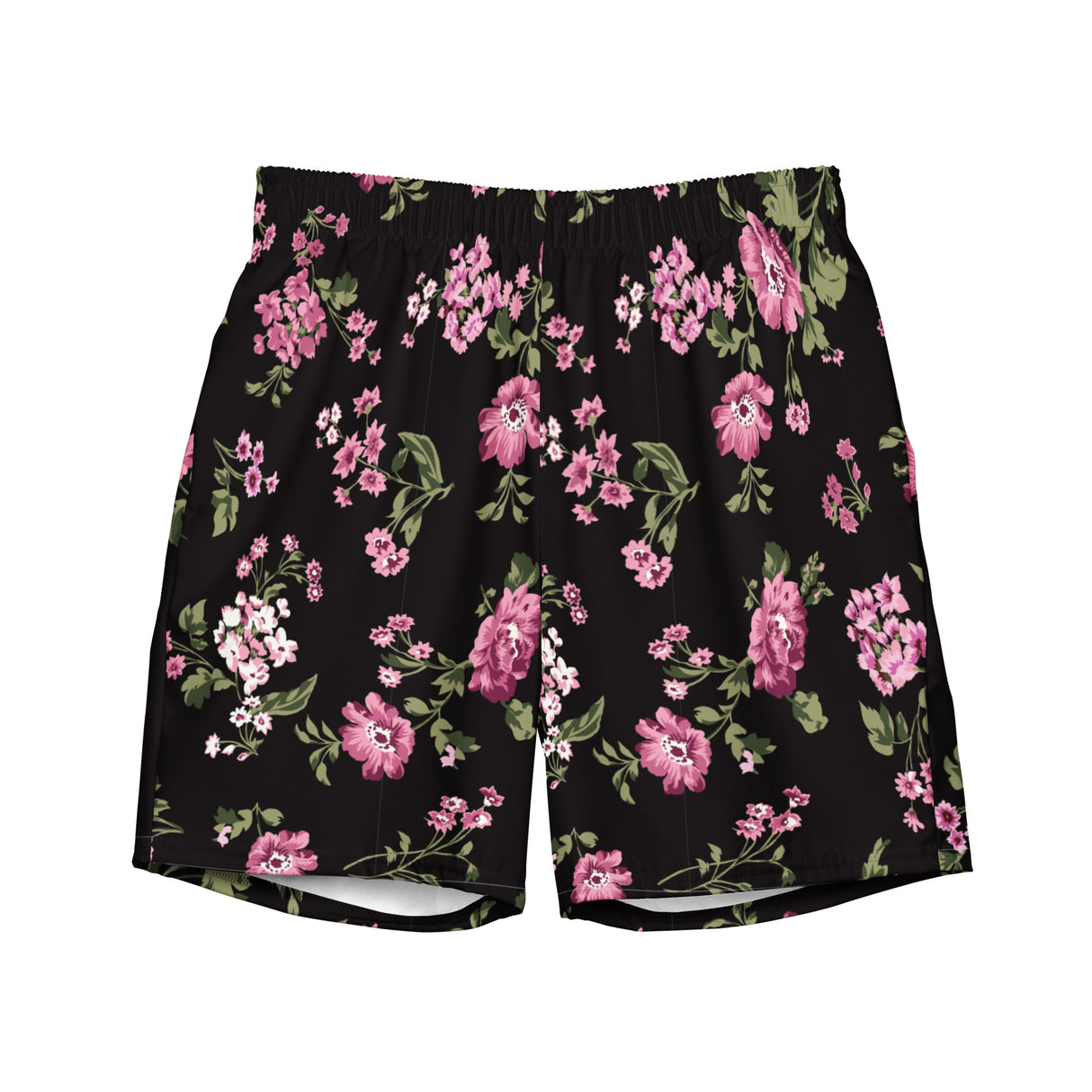 Hint of Floral (Swim Trunks)-Swim Trunks-Swish Embassy