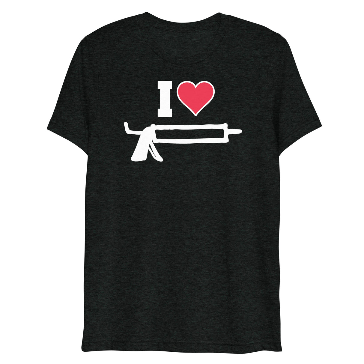 I Love Caulk (Triblend)-Triblend T-Shirt-Swish Embassy