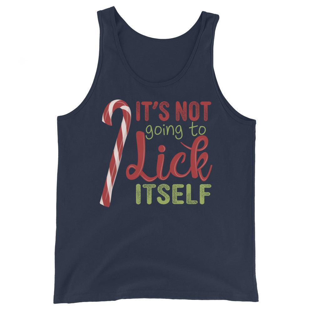 It's Not Going to Lick Itself (Tank Top)-Christmas Tank Tops-Swish Embassy