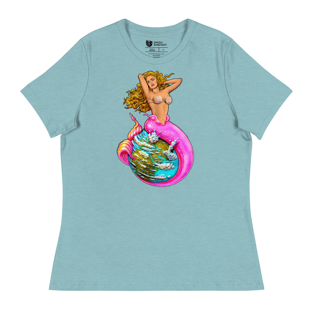 La Isla Sirena (Women's Relaxed T-Shirt)-Women's T-Shirts-Swish Embassy