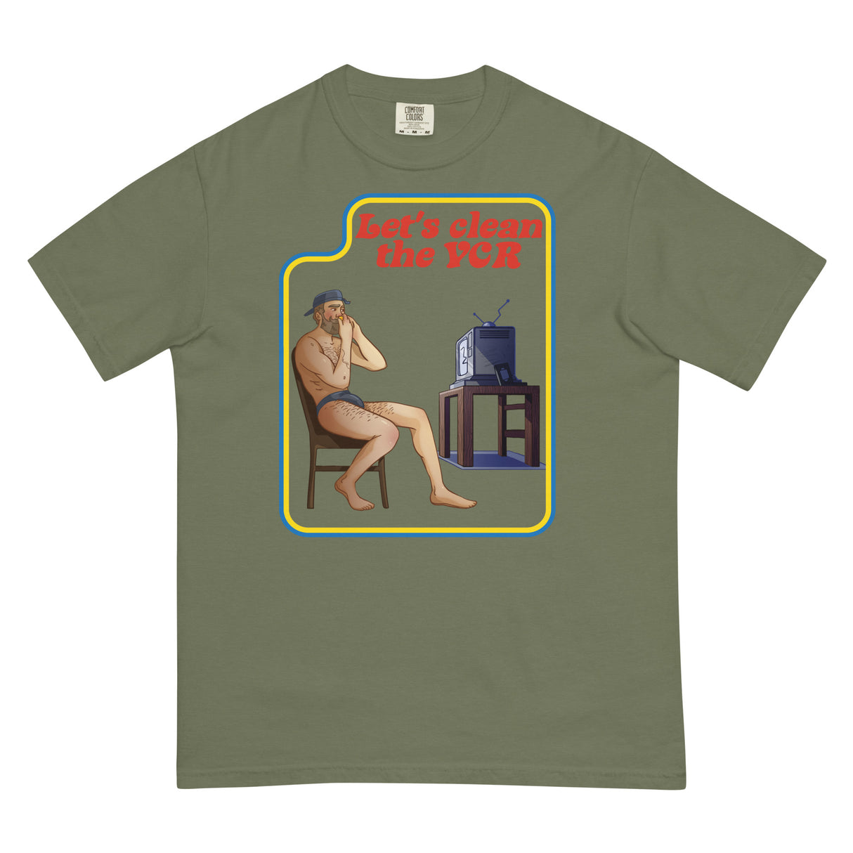 Let'S Clean The Vcr (Boxy Tee)-Boxy T-Shirt-Swish Embassy