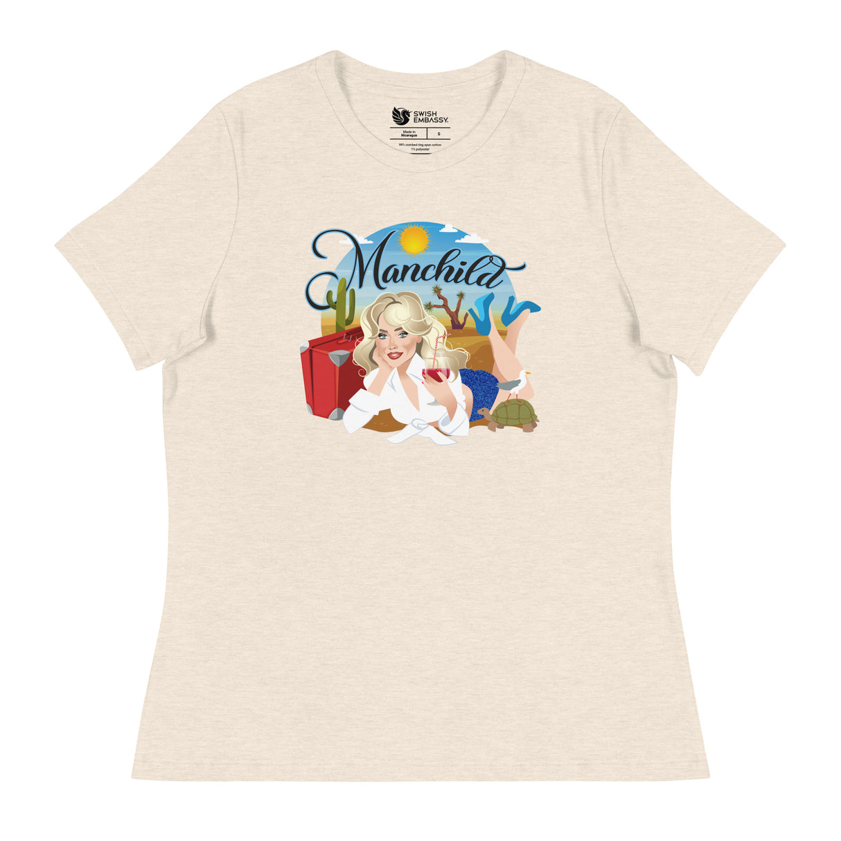 Manchild (Women's Relaxed T-Shirt)-Women's T-Shirts-Swish Embassy