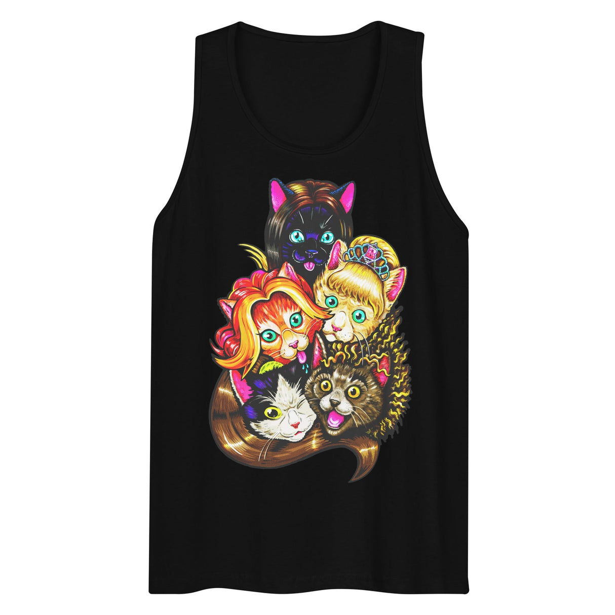 Meow Tell Me What You Want (Tank Top)-Tank Top-Swish Embassy