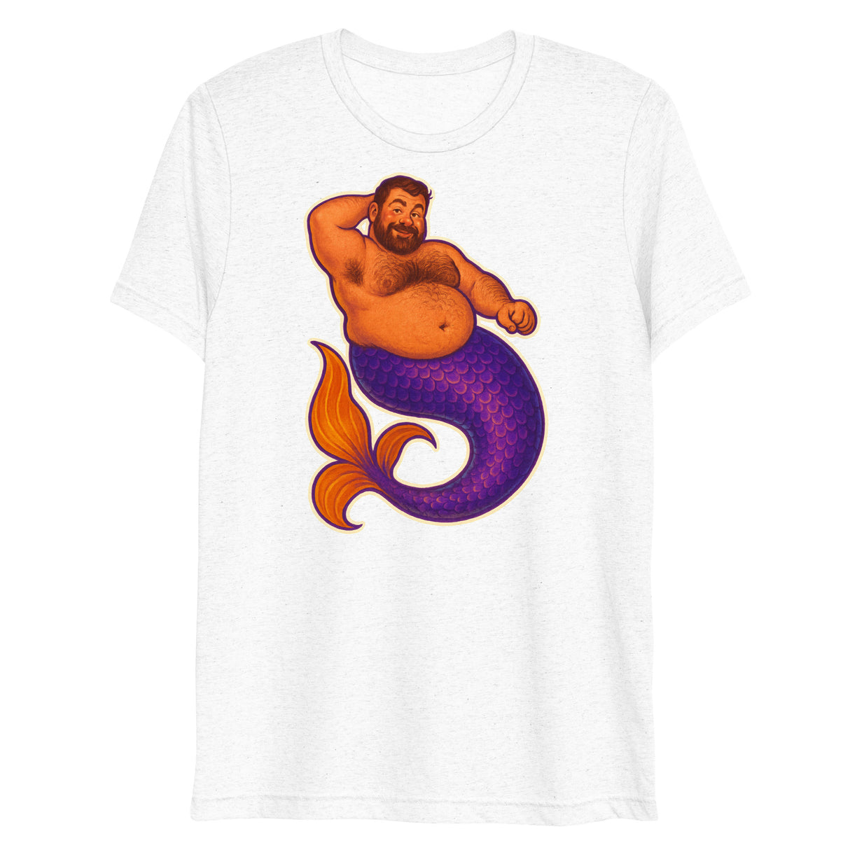 Mer-Grrr (Triblend)-Triblend T-Shirt-Swish Embassy