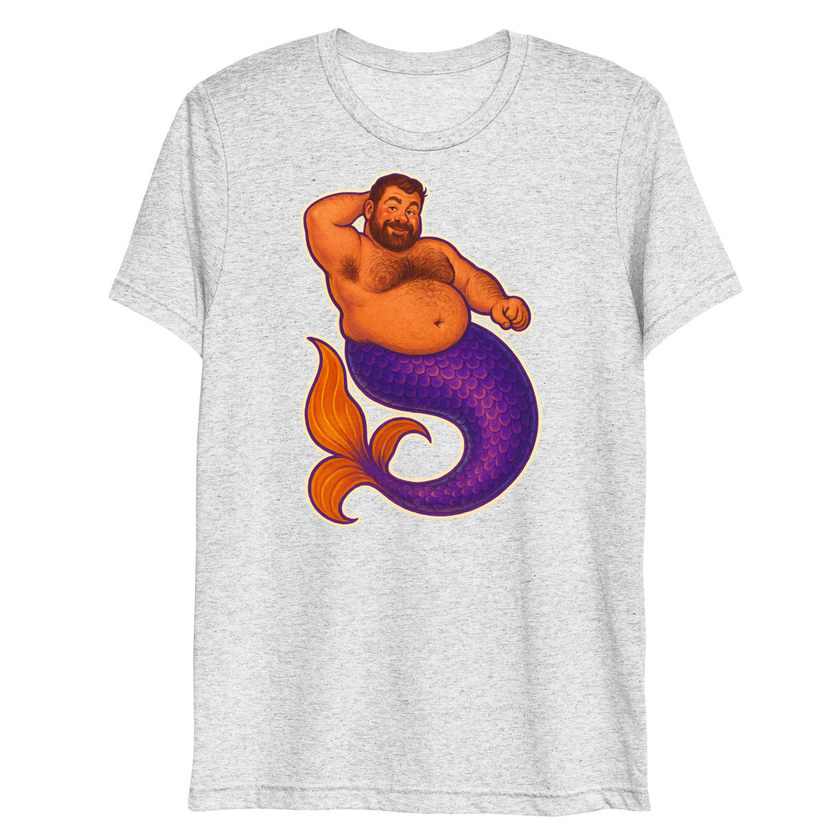 Mer-Grrr (Triblend)-Triblend T-Shirt-Swish Embassy