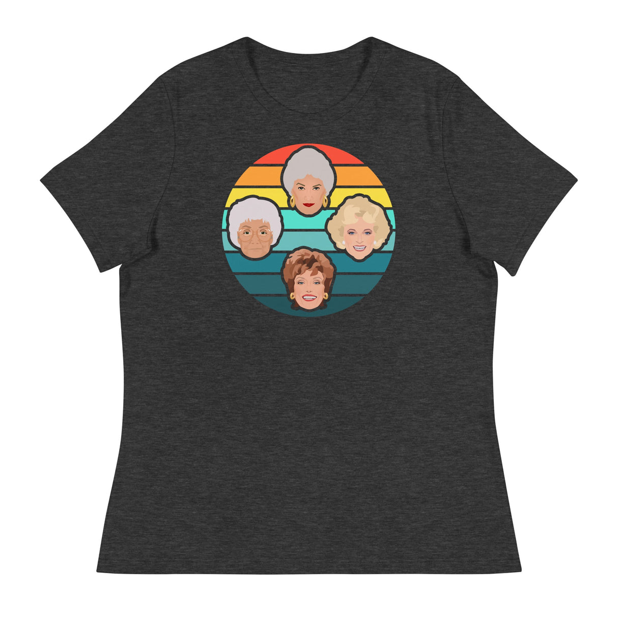 Miami Sunset (Women's Relaxed T-Shirt)-Women's T-Shirts-Swish Embassy