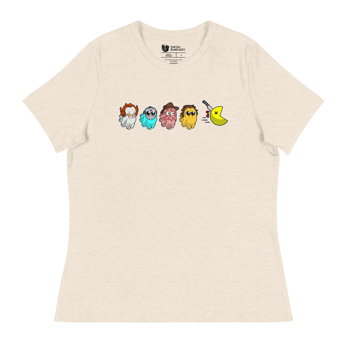 Pac'd with Fear (Women's Relaxed T-Shirt)-Women's T-Shirts-Swish Embassy