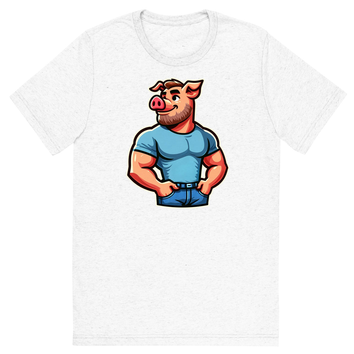 Pig Daddy (Triblend)-Triblend T-Shirt-Swish Embassy