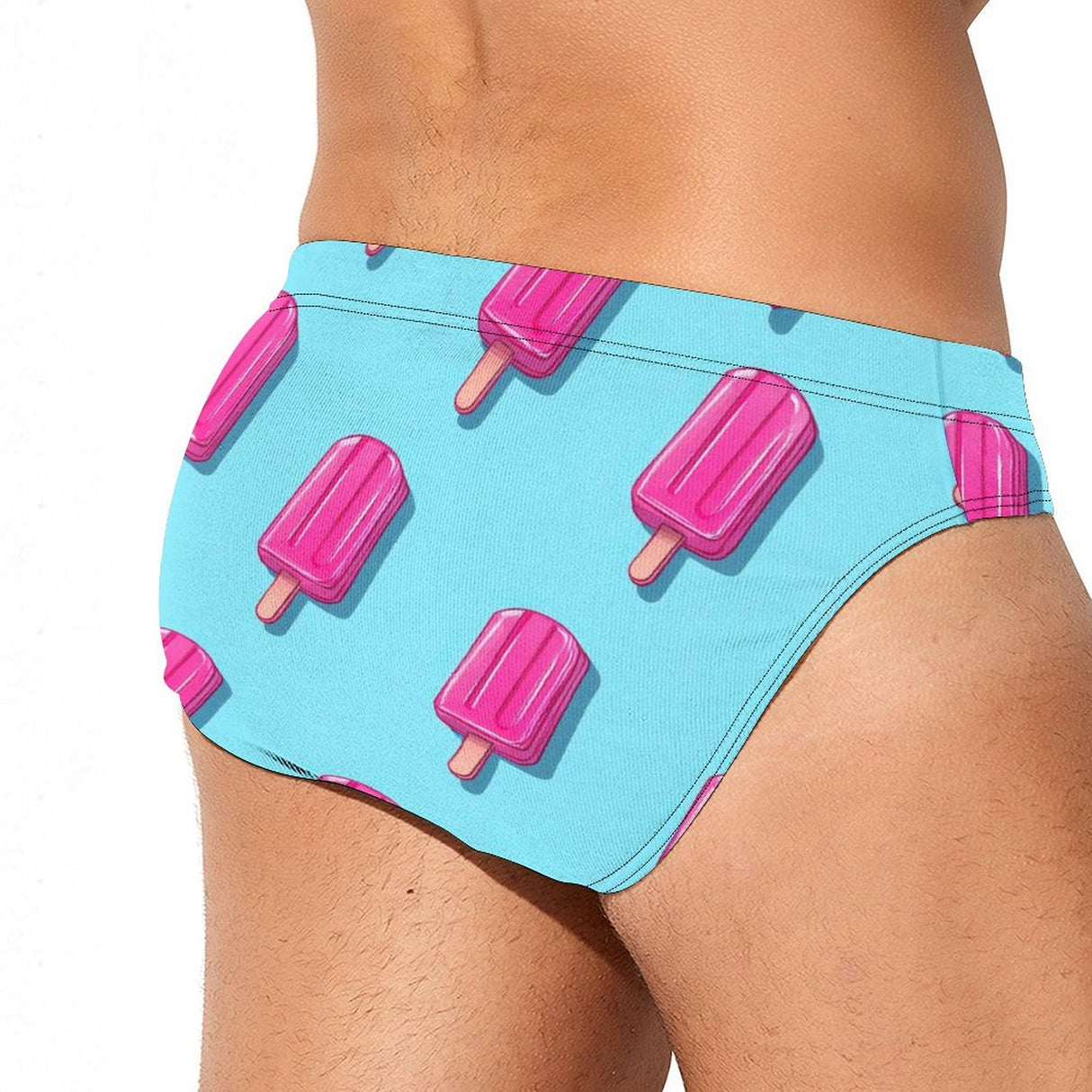 Pink Popsicle (Swim Briefs)-Swim Briefs-Swish Embassy