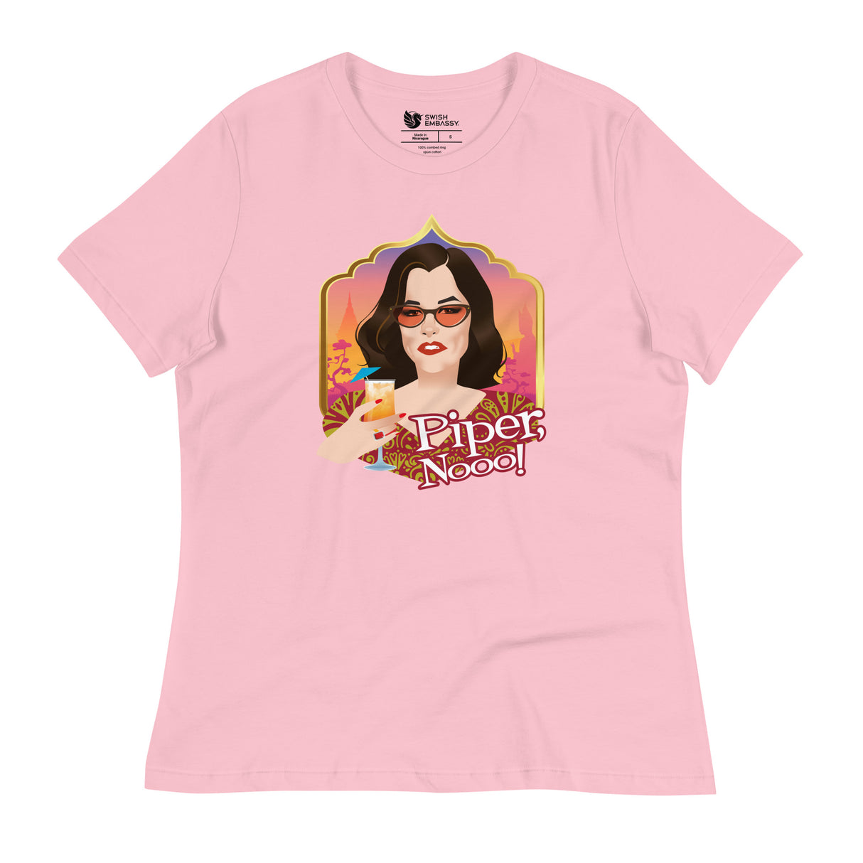 Piper, Nooo! (Women's Relaxed T-Shirt)-Women's T-Shirts-Swish Embassy