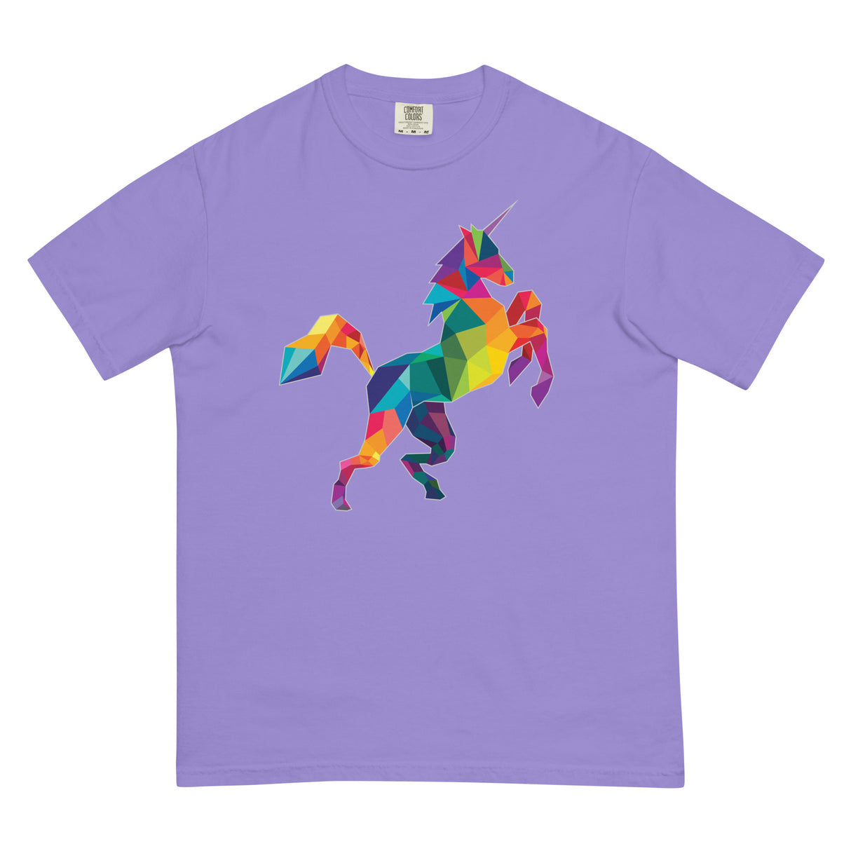 Polygon Unicorn (Boxy Tee)-Boxy T-Shirt-Swish Embassy