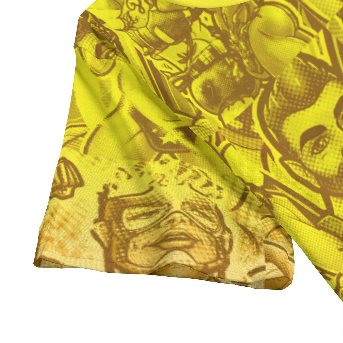 Pop Boys Gold (Allover T-Shirt)-Allover T-Shirt-Swish Embassy