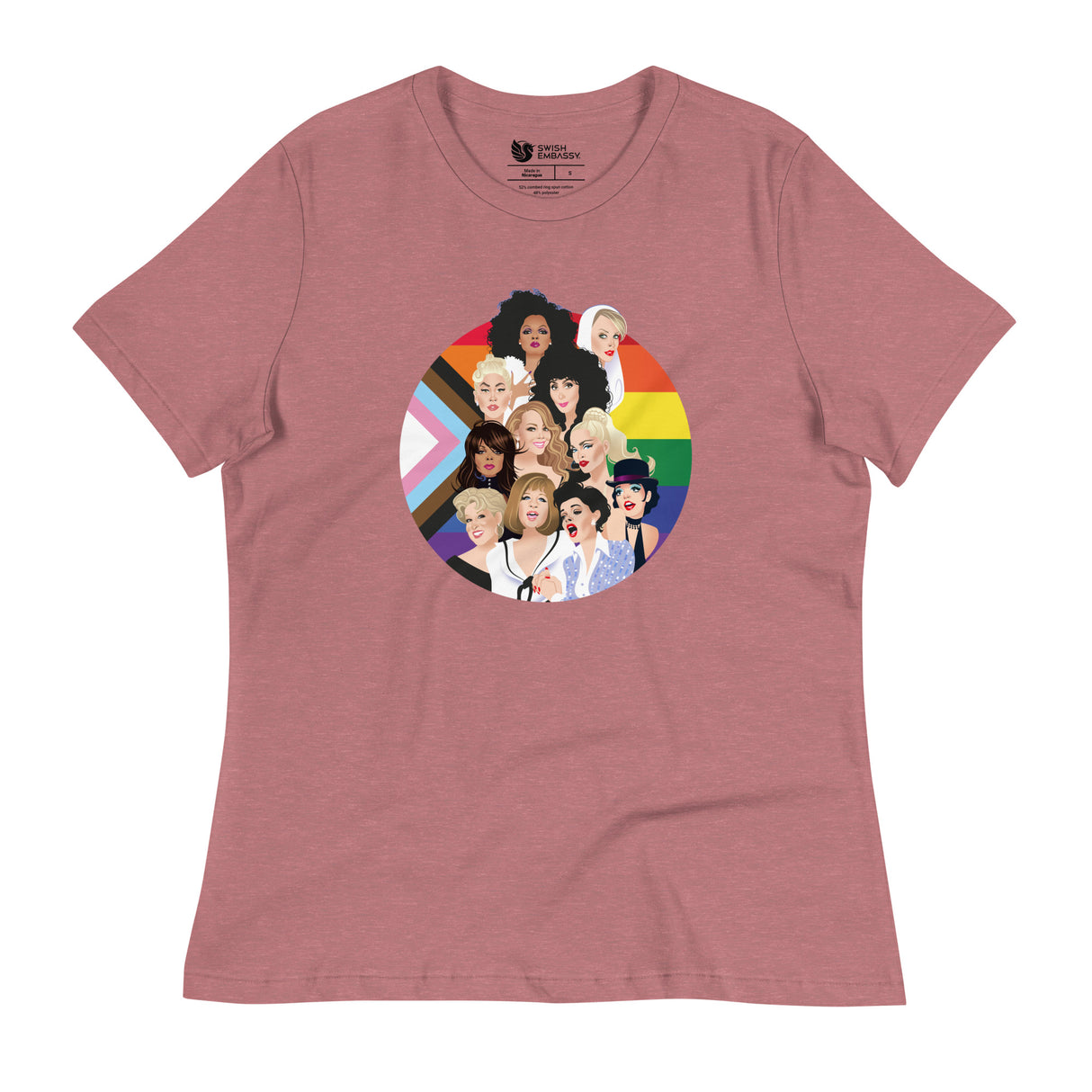Pride Divas (Women's Relaxed T-Shirt)-Women's T-Shirts-Swish Embassy