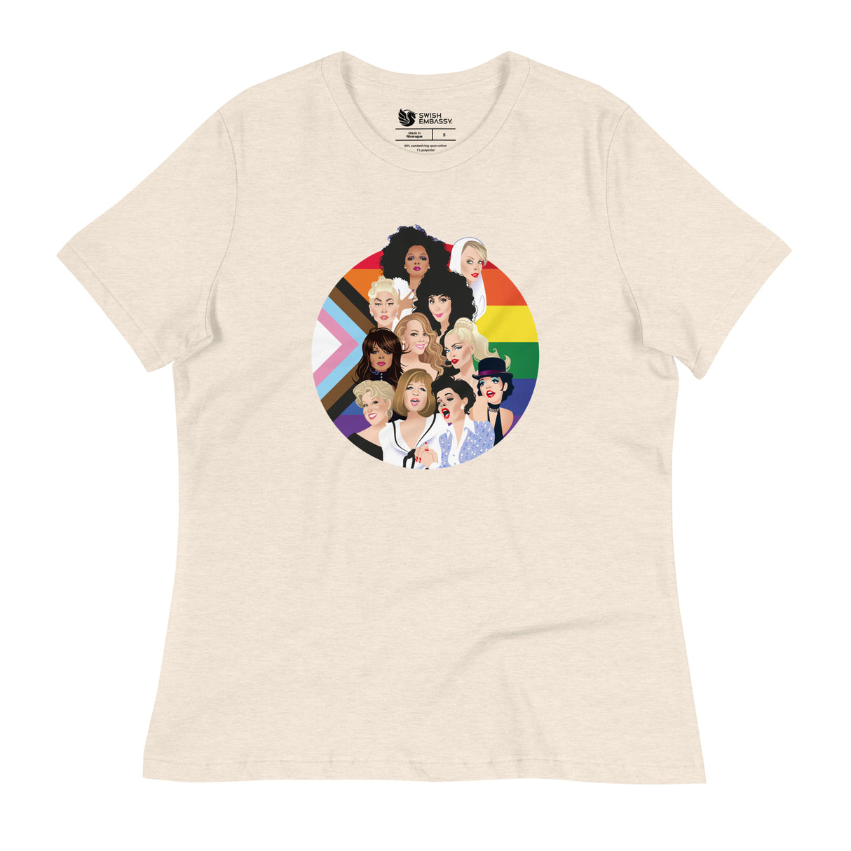 Pride Divas (Women's Relaxed T-Shirt)-Women's T-Shirts-Swish Embassy