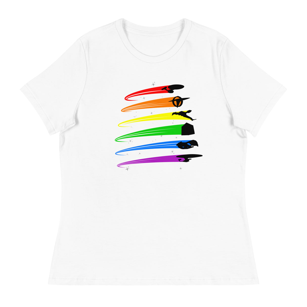 Pride Fleet (Women's Relaxed T-Shirt)-Women's T-Shirts-Swish Embassy